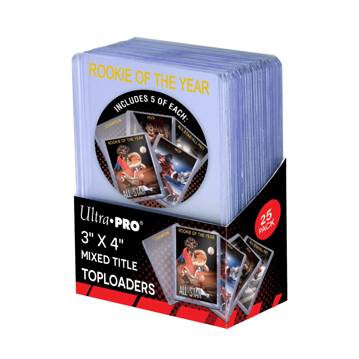 Mixed Title Toploaders Bundle - 35pt - Pack of (25)