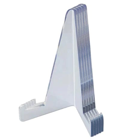 Clear Card Stands - Acryllic ( 5 Pack)