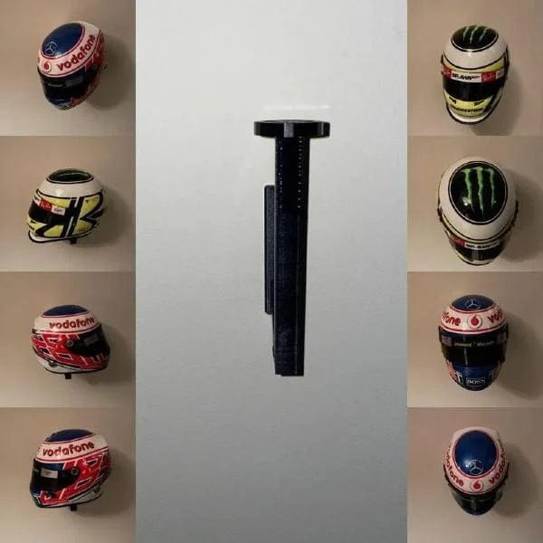 F1 1:2 Helmet Wall Mount L Shaped Stand