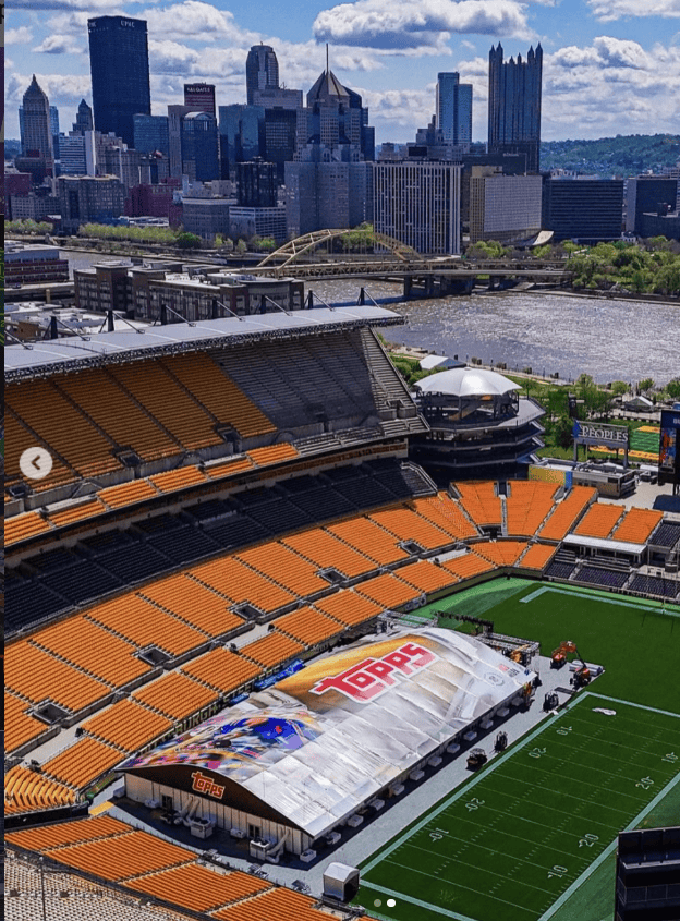 Topps Owned Draft Night in Pittsburgh — And the Hobby Was Watching