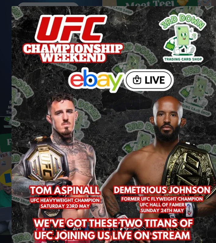 A weekend with two UFC legends: Tom Aspinall and Mighty Mouse stream with 3rd Down