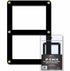 2 Card Screwdown Holder - BCW - Black Border