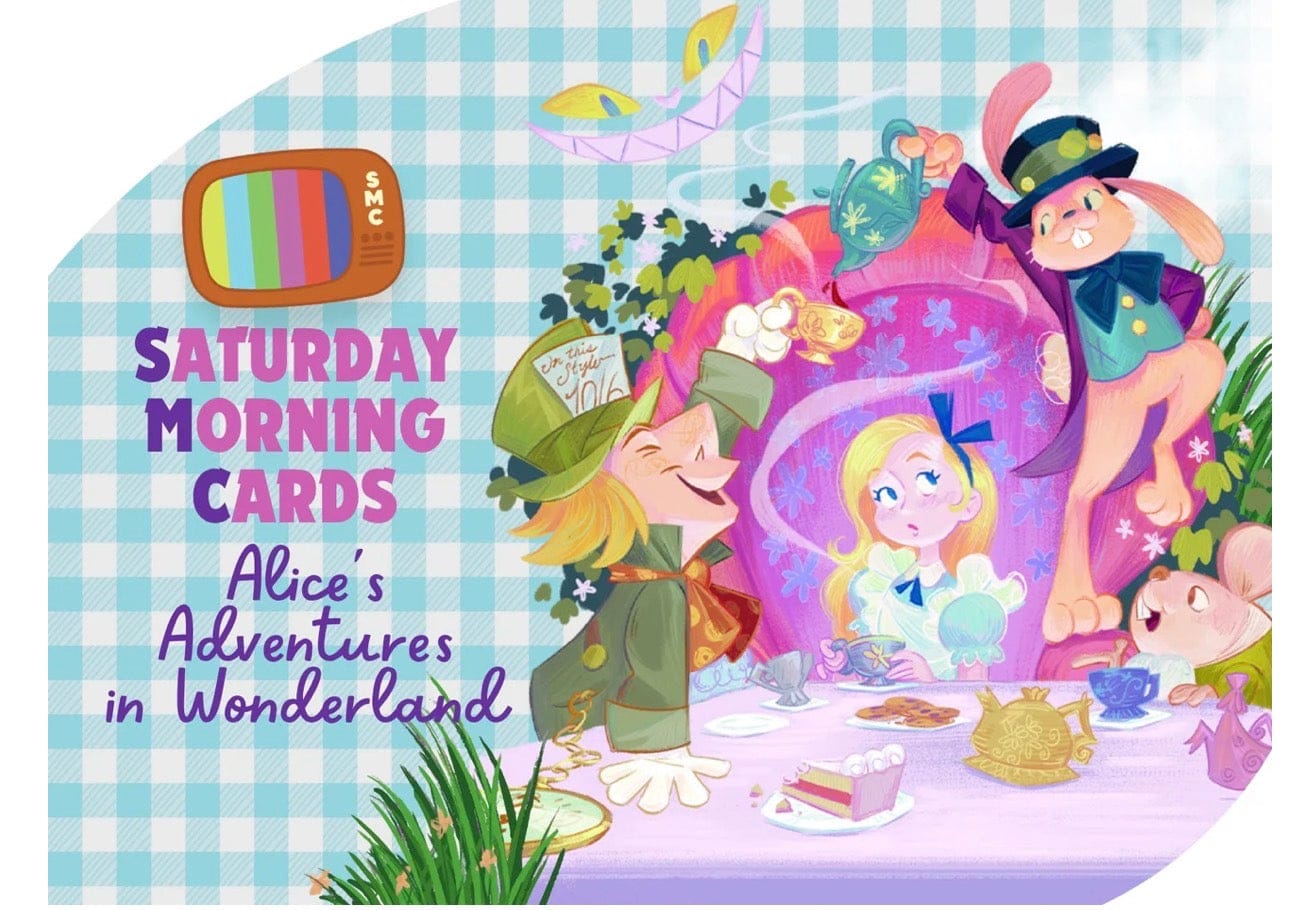 Pre order - Alice in Wonderland (Single Card) - Saturday Morning Cards UK STOCK
