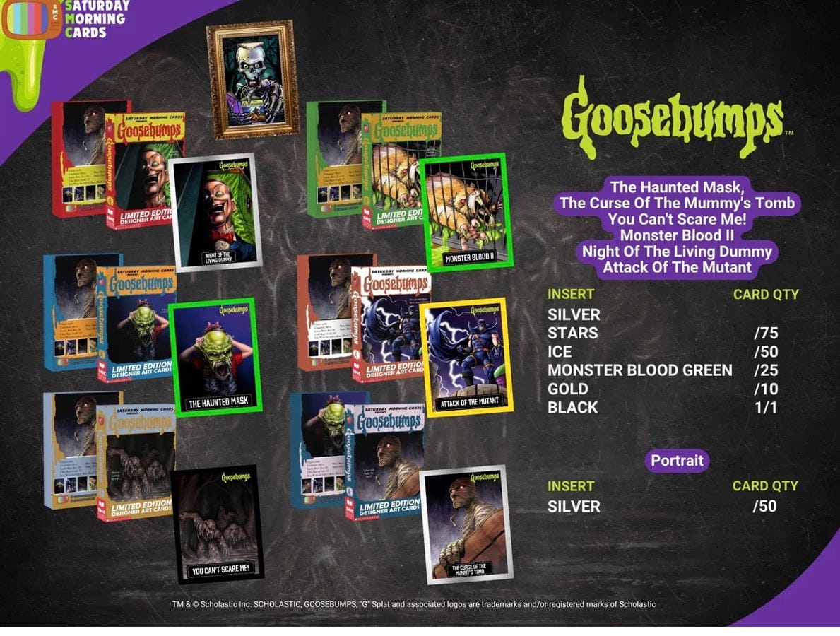 Goosebumps (Single Card) - Saturday Morning Cards UK STOCK