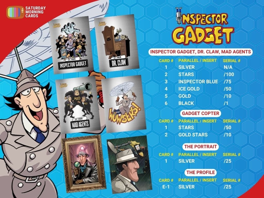 Inspector Gadget- Saturday Morning Cards UK STOCK