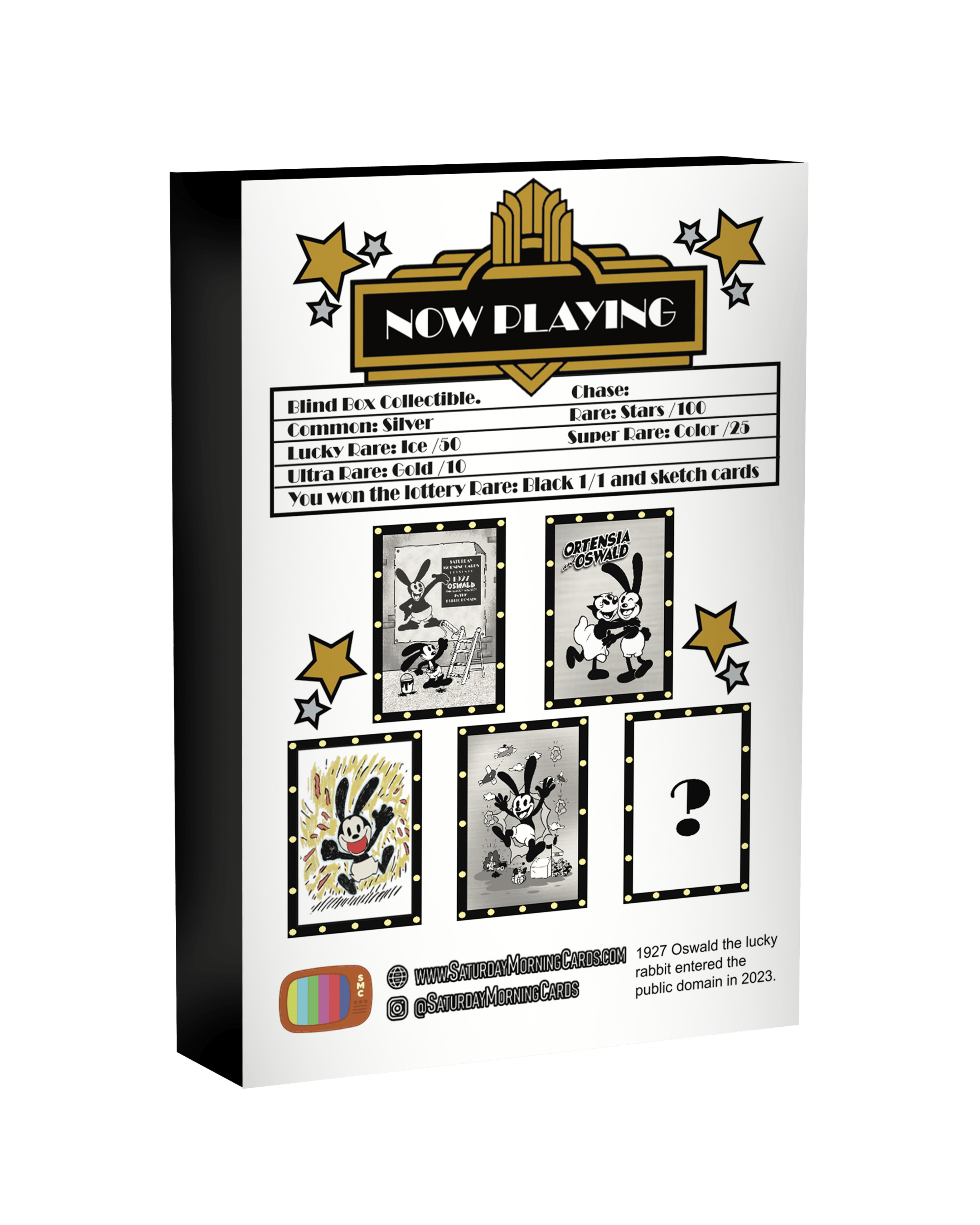 Oswald The Lucky Rabbit- Saturday Morning Cards UK STOCK