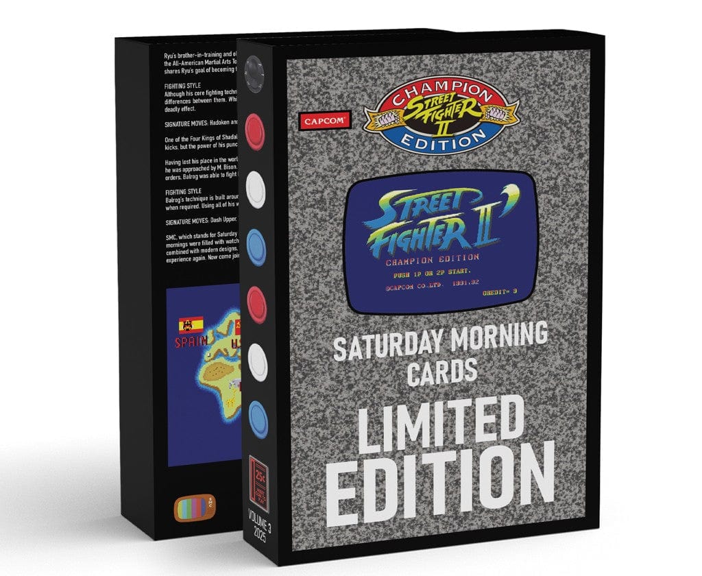 Street Fighter 2: Vol 3 KEN vs. BALROG - Saturday Morning Cards UK STOCK