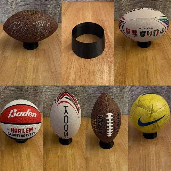 Free Standing Donut Multi Sport Ball Display Stand