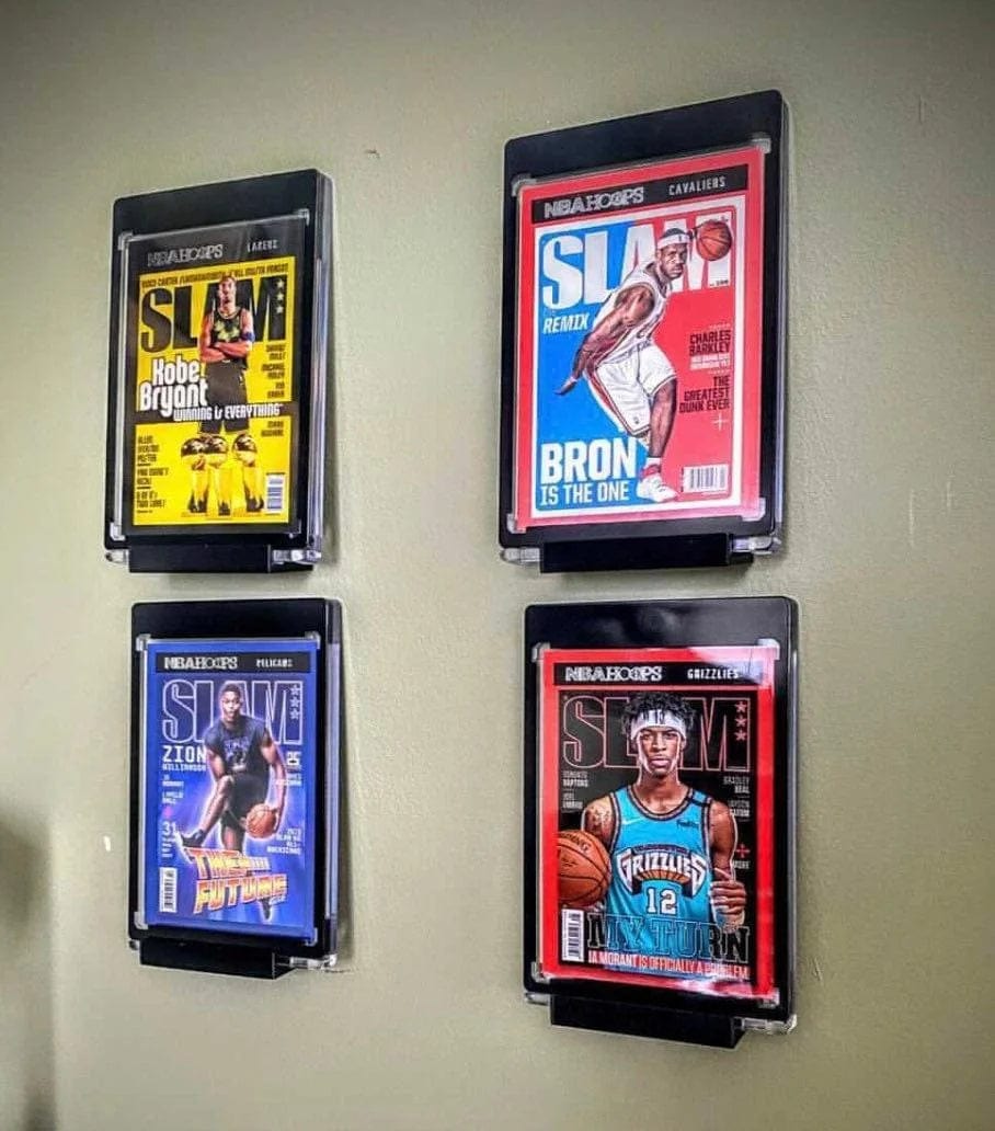 graded card wall mount Wall Mounted Display Stand for Trading & Collectible Cards