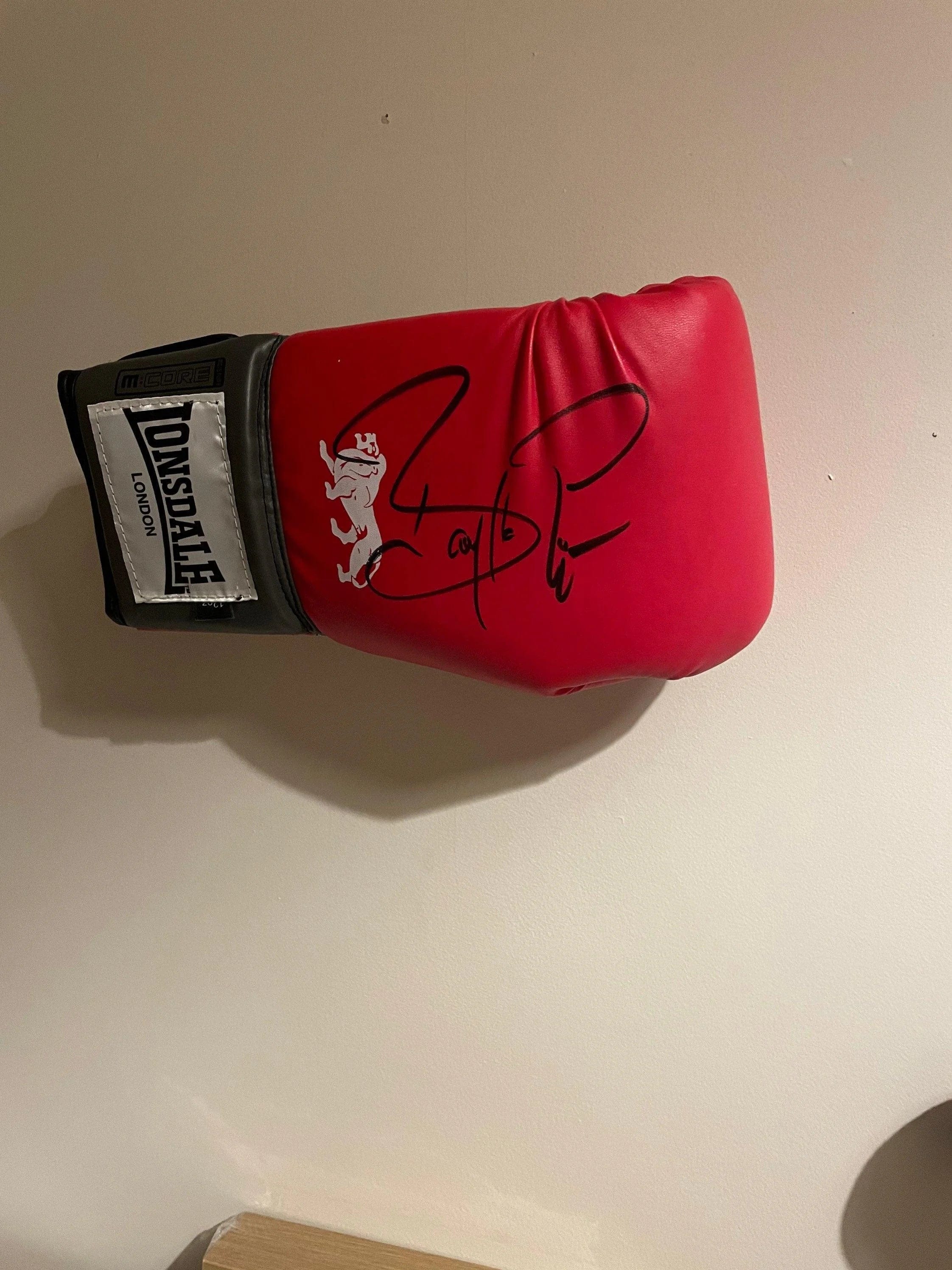 Wall Mounted Boxing Glove Display Stand for Collectibles 3rd Down Displays