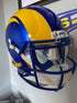 L Shaped Wall Mount Display for Custom Full Size  American Football NFL Helmets