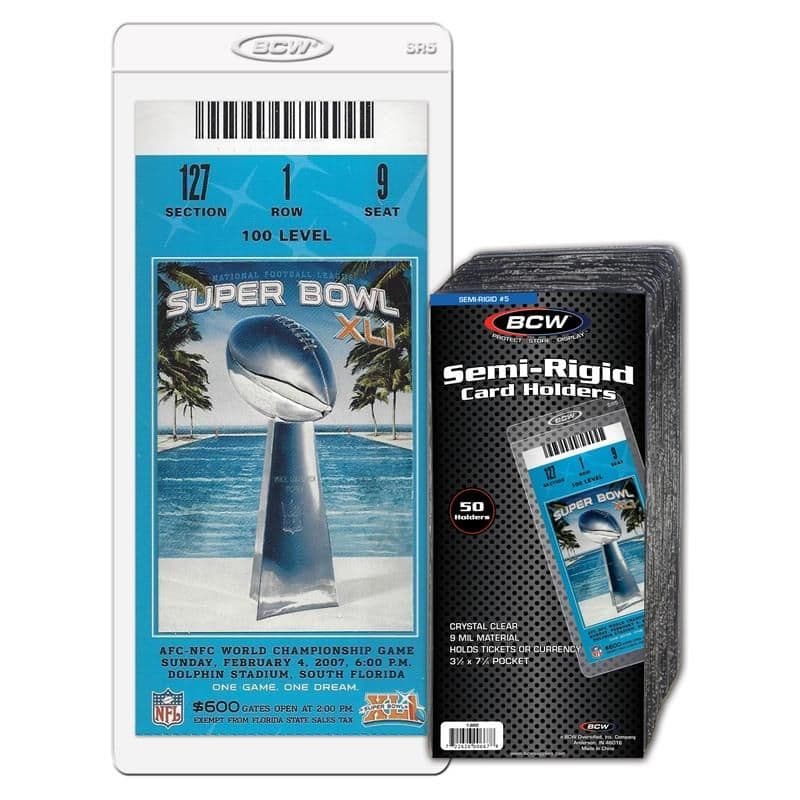 Ticket Semi RIgids ( Pack of 50)