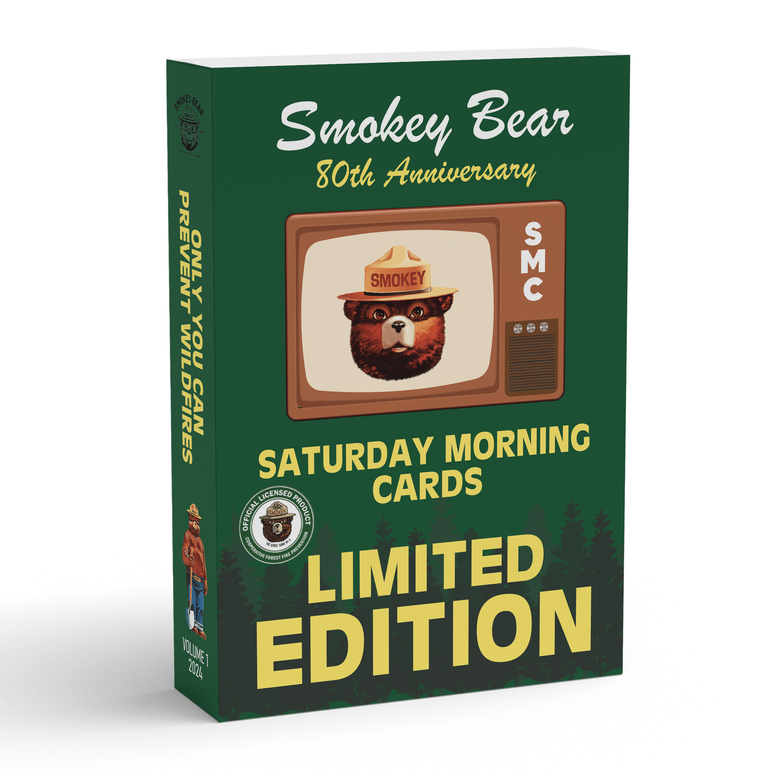 Smokey Bear - Saturday Morning Cards - UK Stock