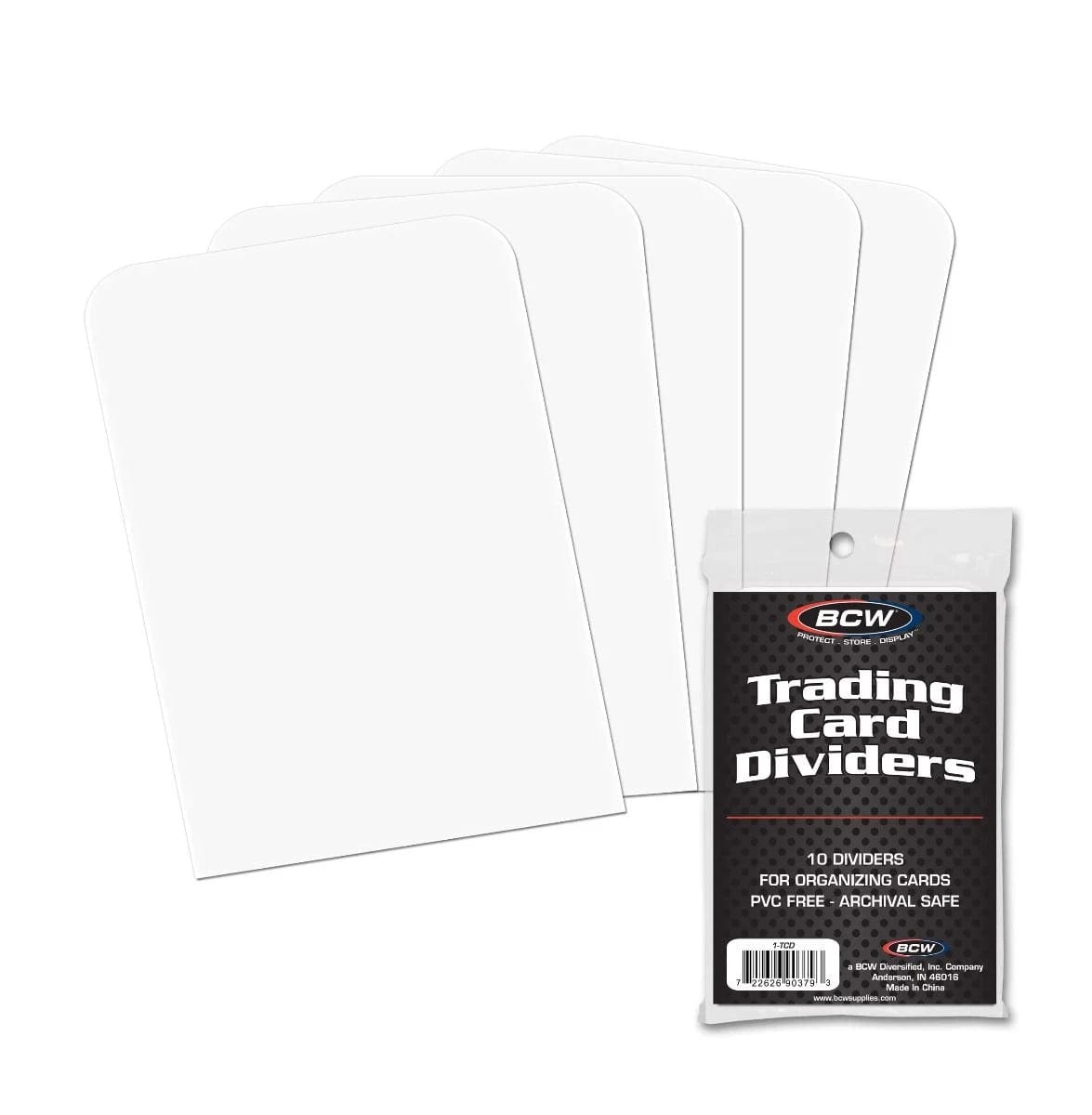 Trading Card Dividers -Vertical -10 Pack