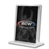 BCW Acrylic Card Stand - Vertical Trading card Display - Wide Base Beveled Edges